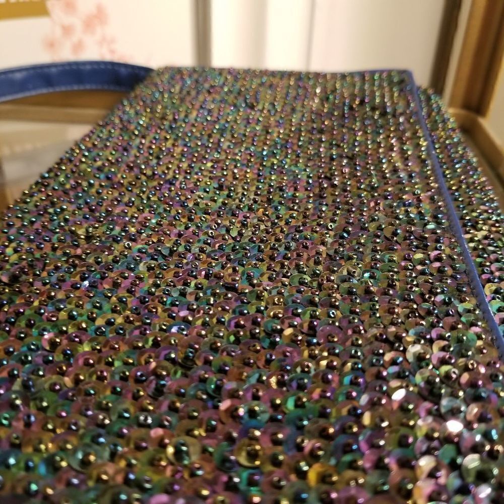 Cocue Royal Blue Sequin Bag Japanese - Picture 5 of 10